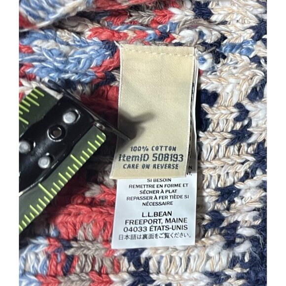 NWT LL Bean Cotton Ragg Open Cardigan Sweater - Women Size Large Petite - Picture 4 of 16